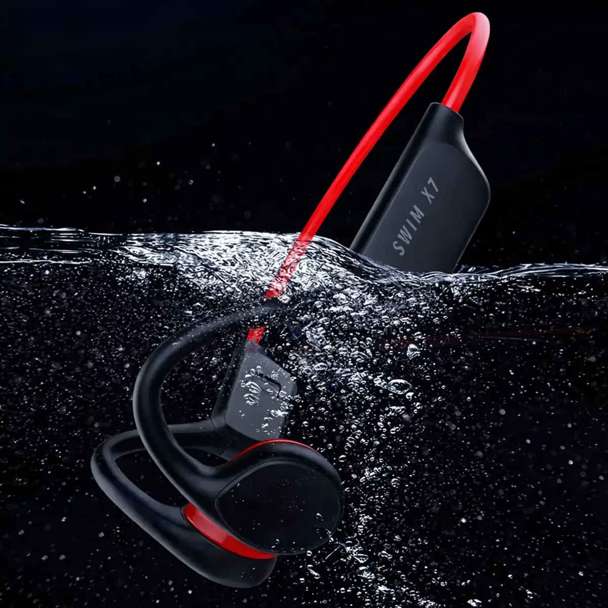 Bikeangel Bluetooth slúchadlá căști cu conducție osoasă 32 GB