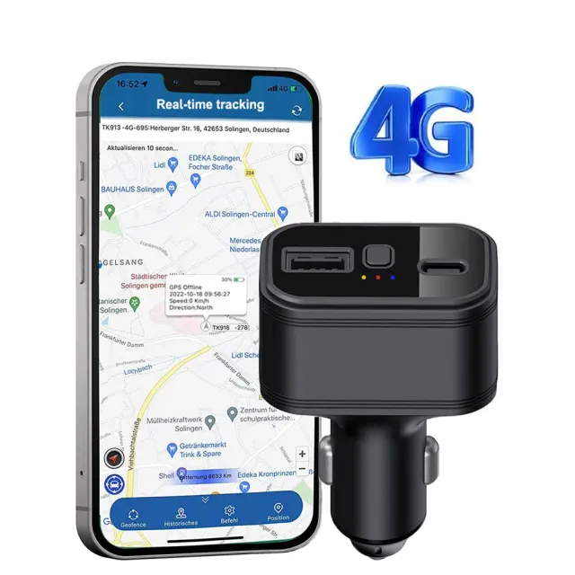 Winnes TK818 tracker GPS auto 4G cu USB