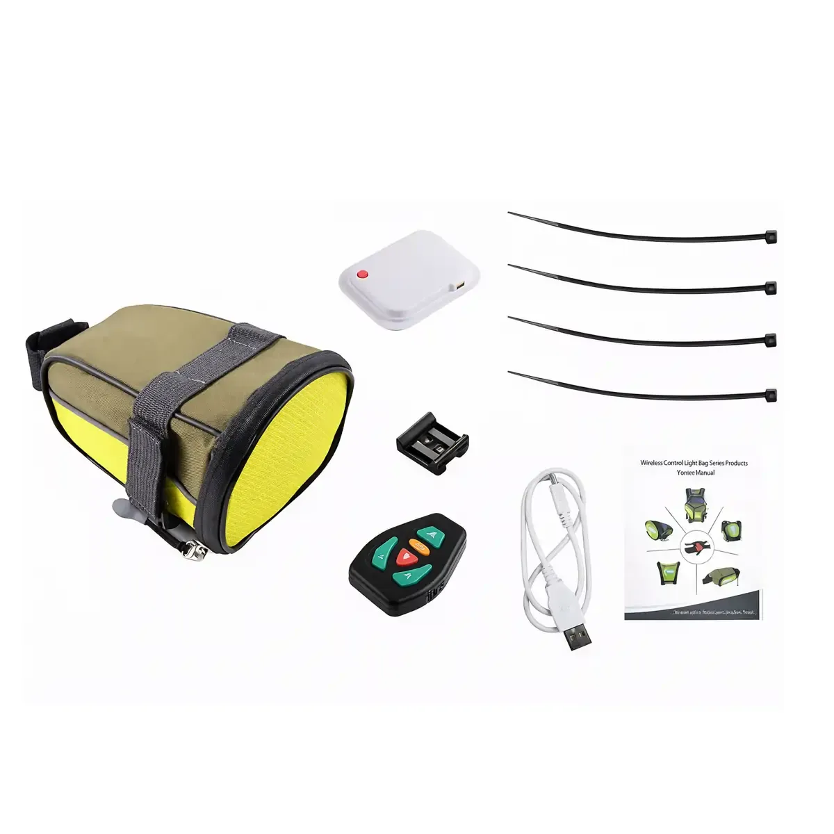 Bikeangel geantă de șa cu modul LED