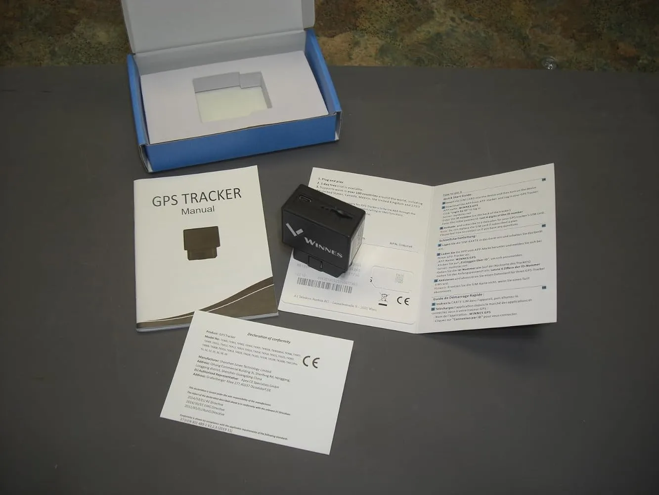 Winnes TK816 OBD GPS tracker auto 4G Plug & Play