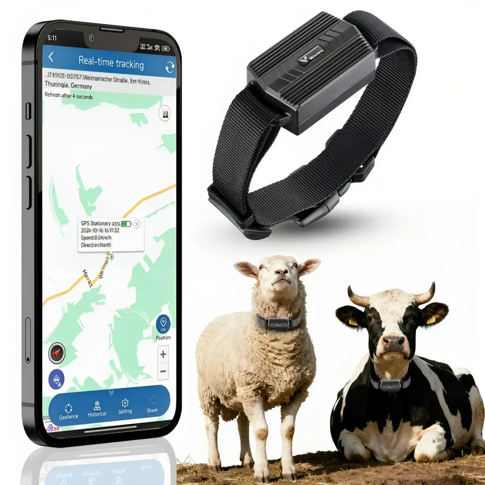 Winnes TK935 tracker GPS animale mari 2G 3500mAh