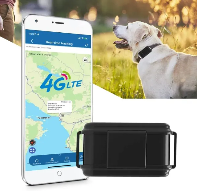 Winnes TK919 tracker GPS pentru câini 4G 3500mAh