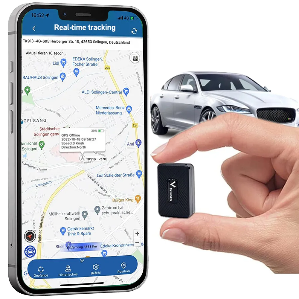 Winnes TK913 Mini GPS tracker cu microfon