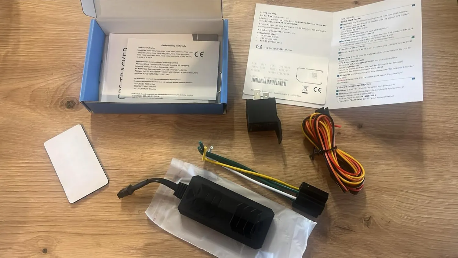 Winnes TK806 GPS tracker auto 4G cu întrerupere combustibil