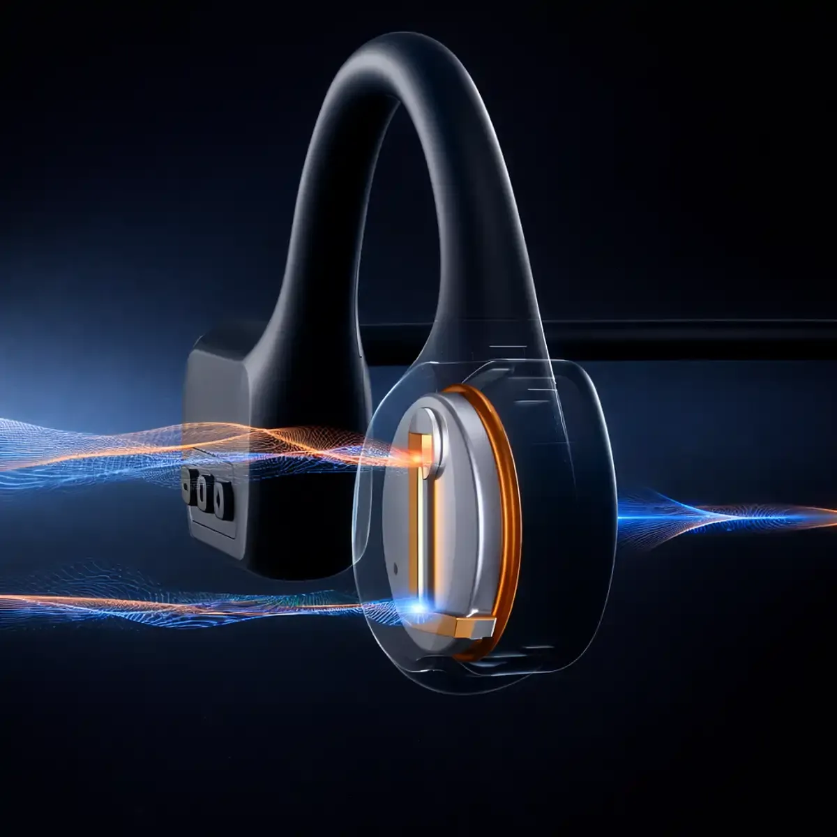 Bikeangel Bluetooth slúchadlá căști cu conducție osoasă 32 GB