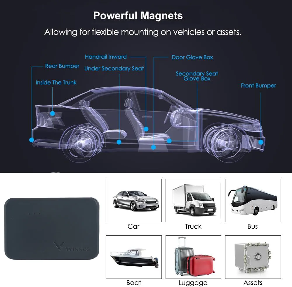 Winnes TK903 tracker GPS magnetic 4G 1500mAh