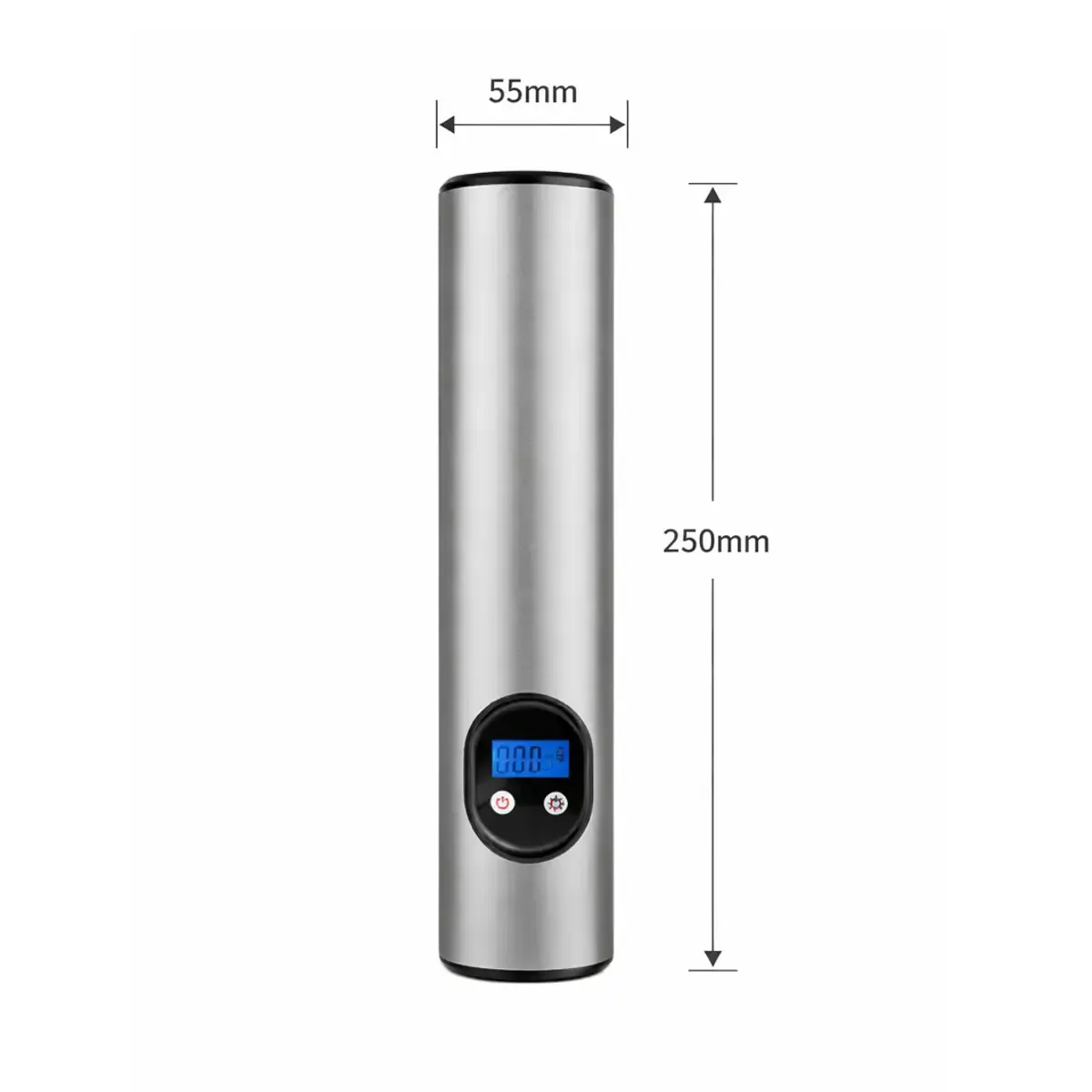 Bikeangel pompa electrica acumulator argintie 10,3 bar