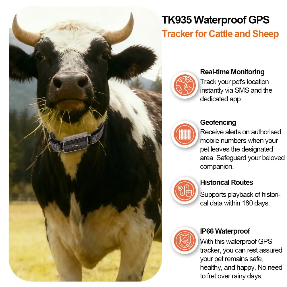 Winnes TK935 tracker GPS animale mari 2G 3500mAh