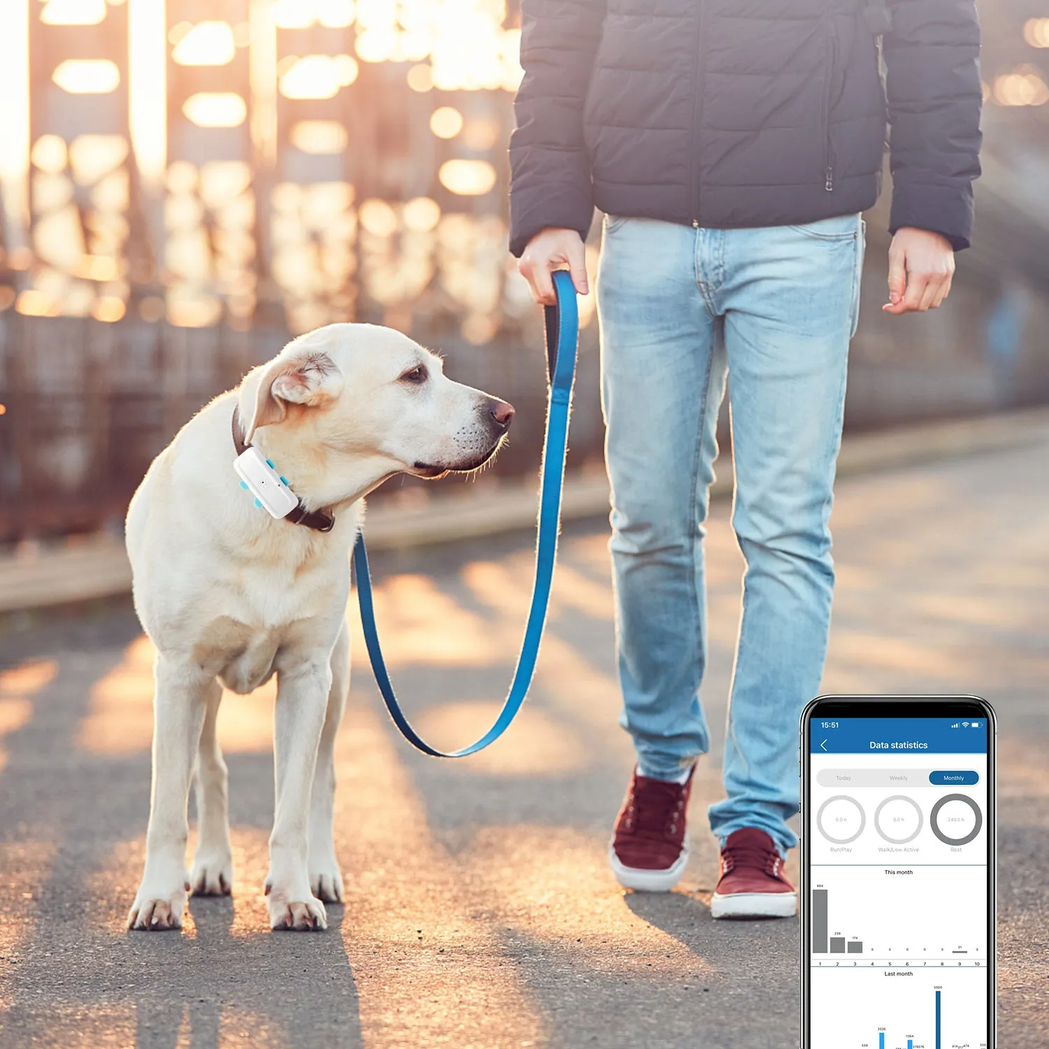 Winnes TK911pro GPS tracker câini 4G 700mAh IP65