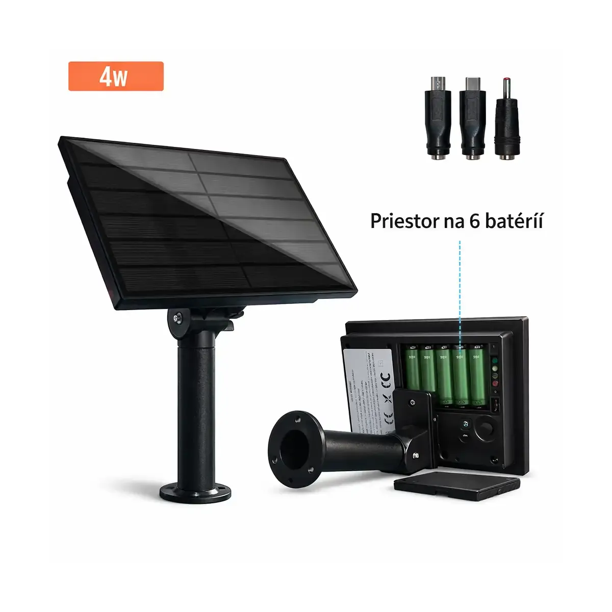 Bikeangel panou solar portabil 4 W cu baterii