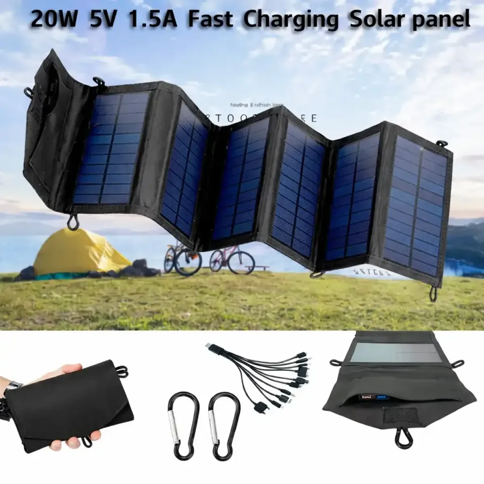 Bikeangel panou solar pliabil 20W USB