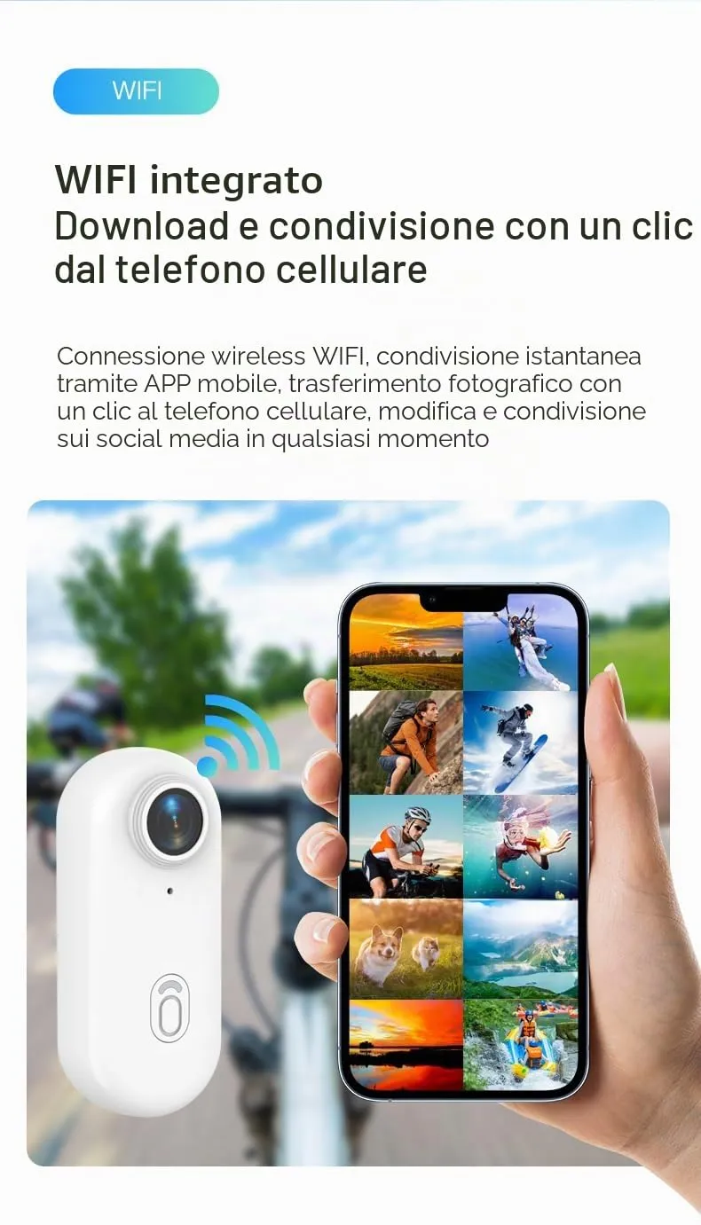Winnes Mini Action Camera cameră de acțiune 4K