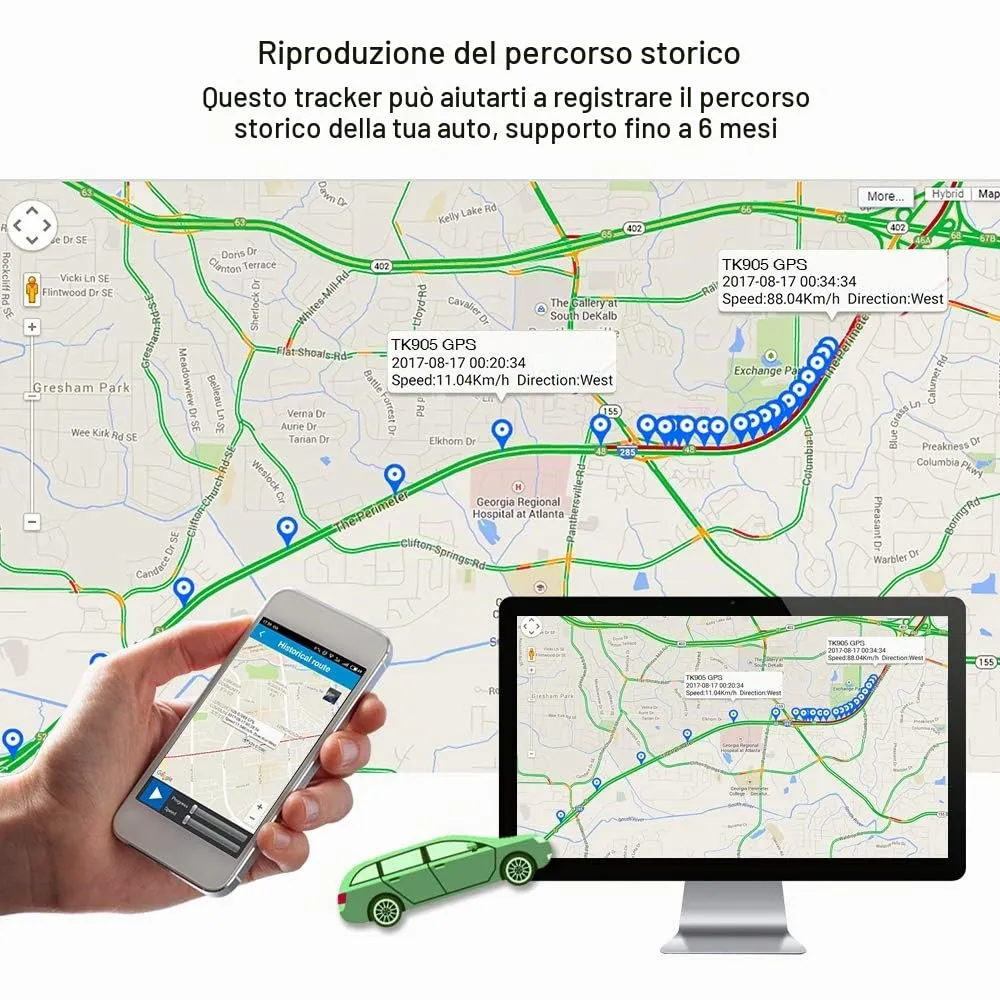Winnes TK905E tracker GPS auto magnetic cu abonament