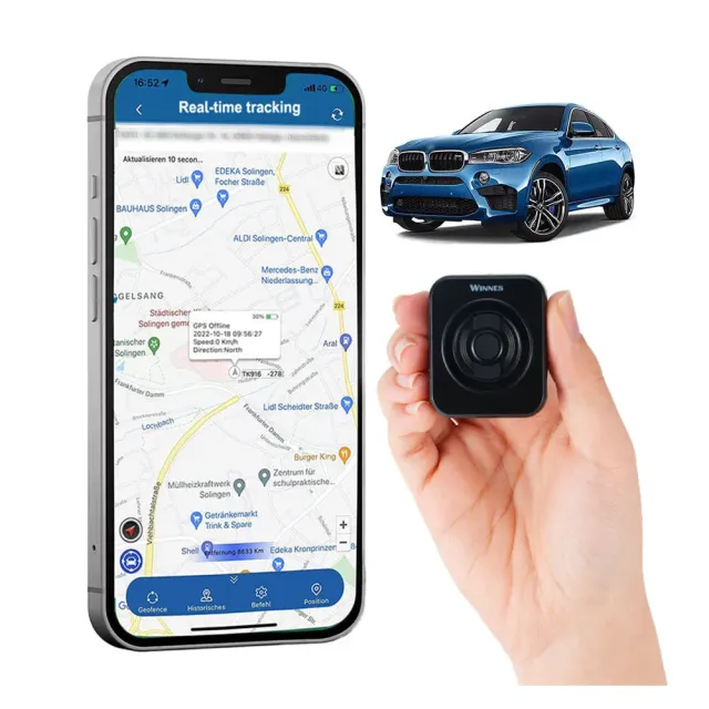 Winnes TKS1 Mini GPS tracker magnetic 4G 700mAh cu alarmă