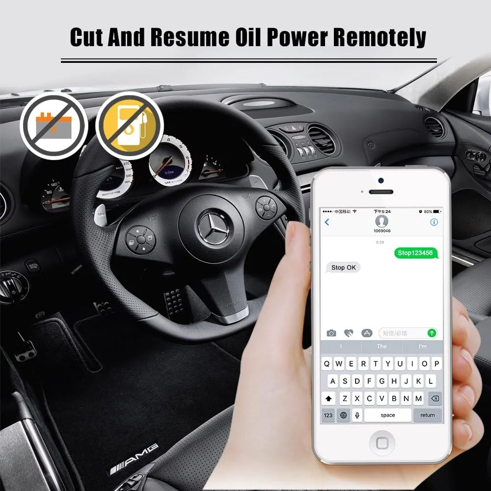 Winnes TK806 GPS tracker auto 4G cu întrerupere combustibil