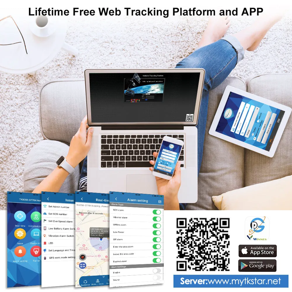 Winnes TKS1 Mini GPS tracker magnetic 4G 700mAh cu alarmă