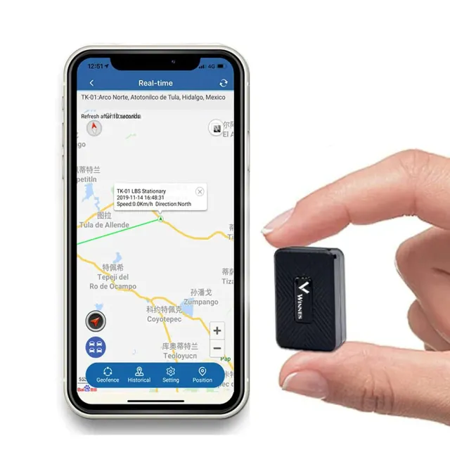Winnes TK913 Mini GPS tracker cu microfon