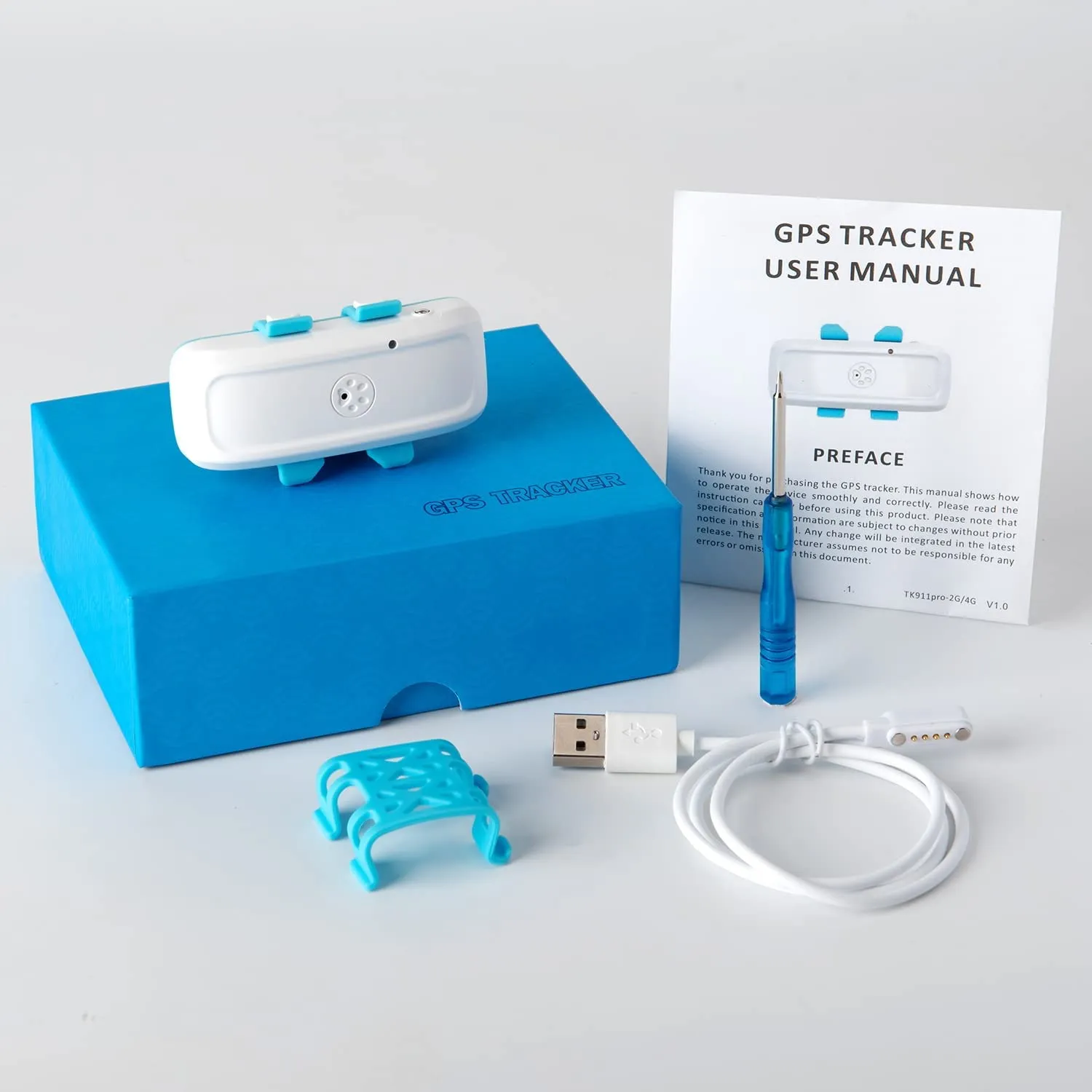 Winnes TK911pro GPS tracker câini 4G 700mAh IP65