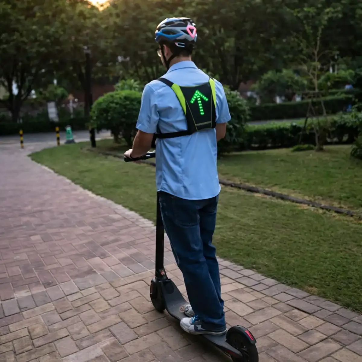 Bikeangel Vesta s LED modul vestă cu LED și telecomandă