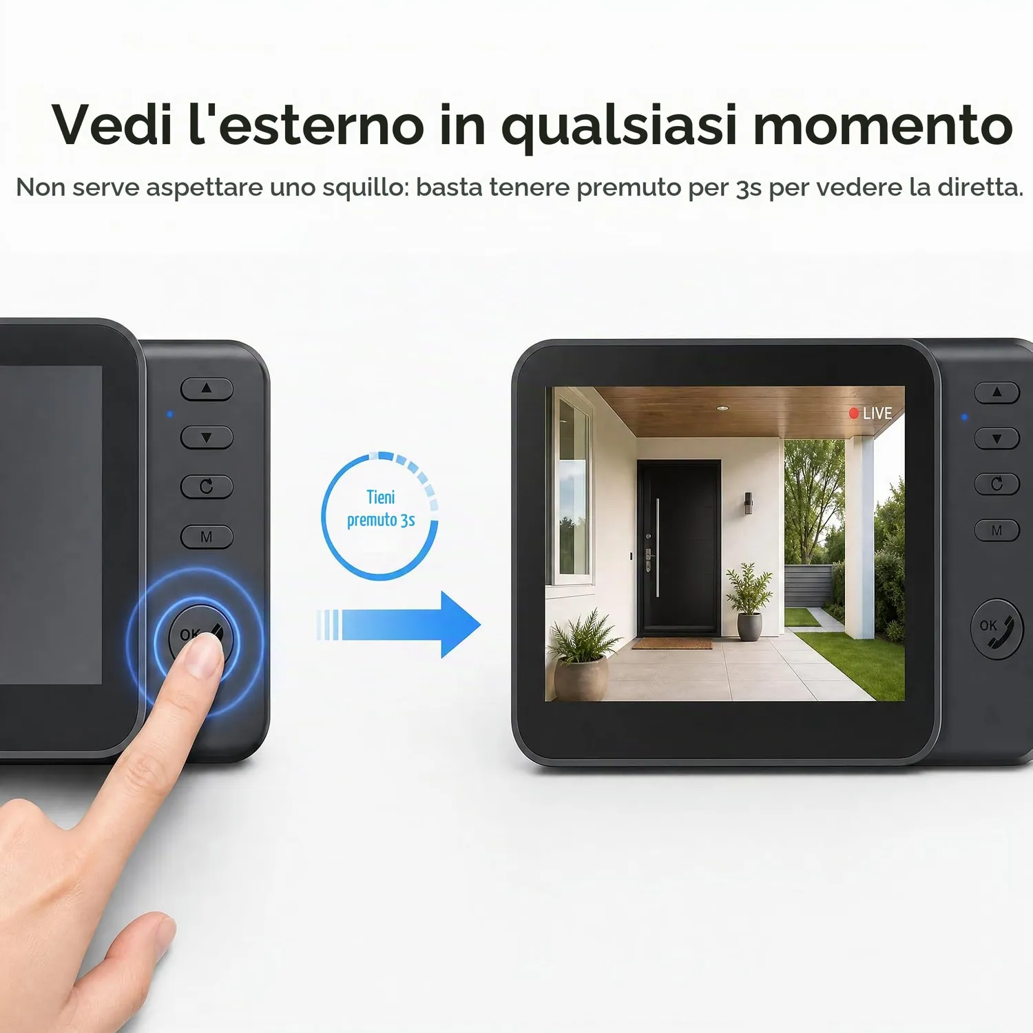 Winnes K18S sonerie video pentru usa