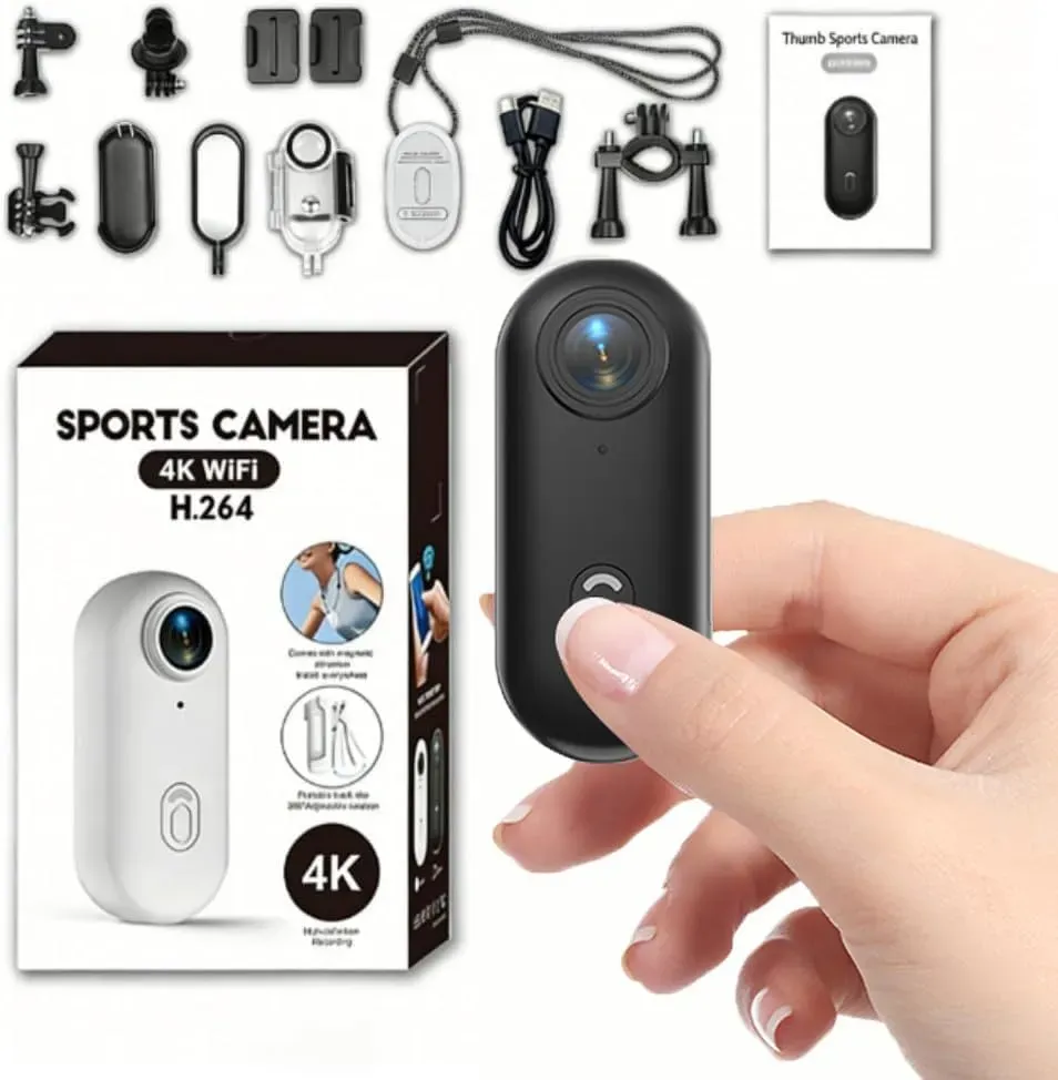 Winnes Mini Action Camera cameră de acțiune 4K