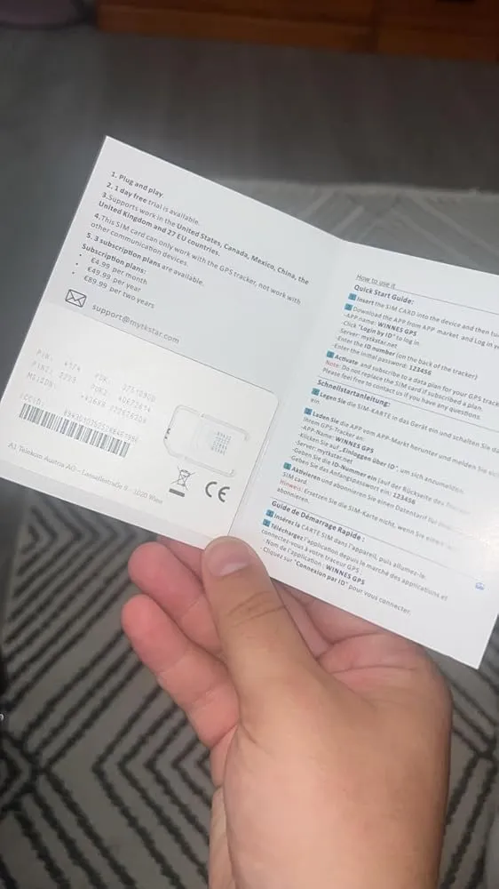 Winnes TK806 GPS tracker auto 4G cu întrerupere combustibil